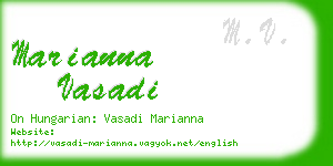 marianna vasadi business card